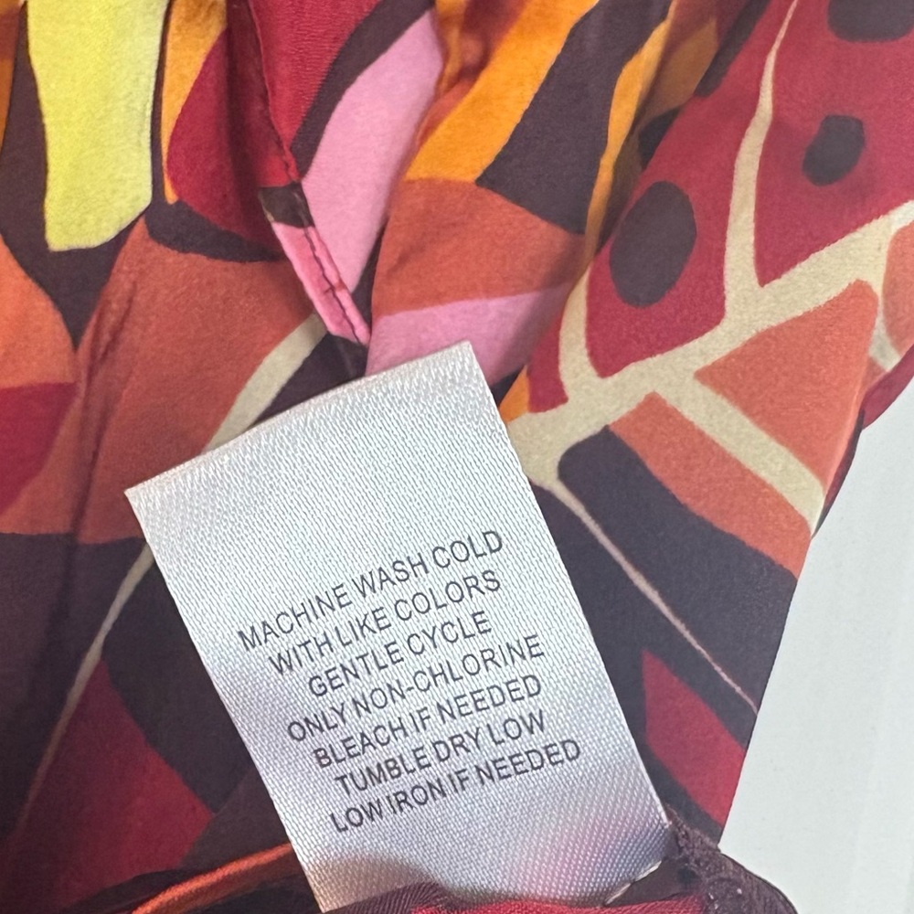 DR2‎ Multi Color Blouse Size Small - Picture 8 of 8